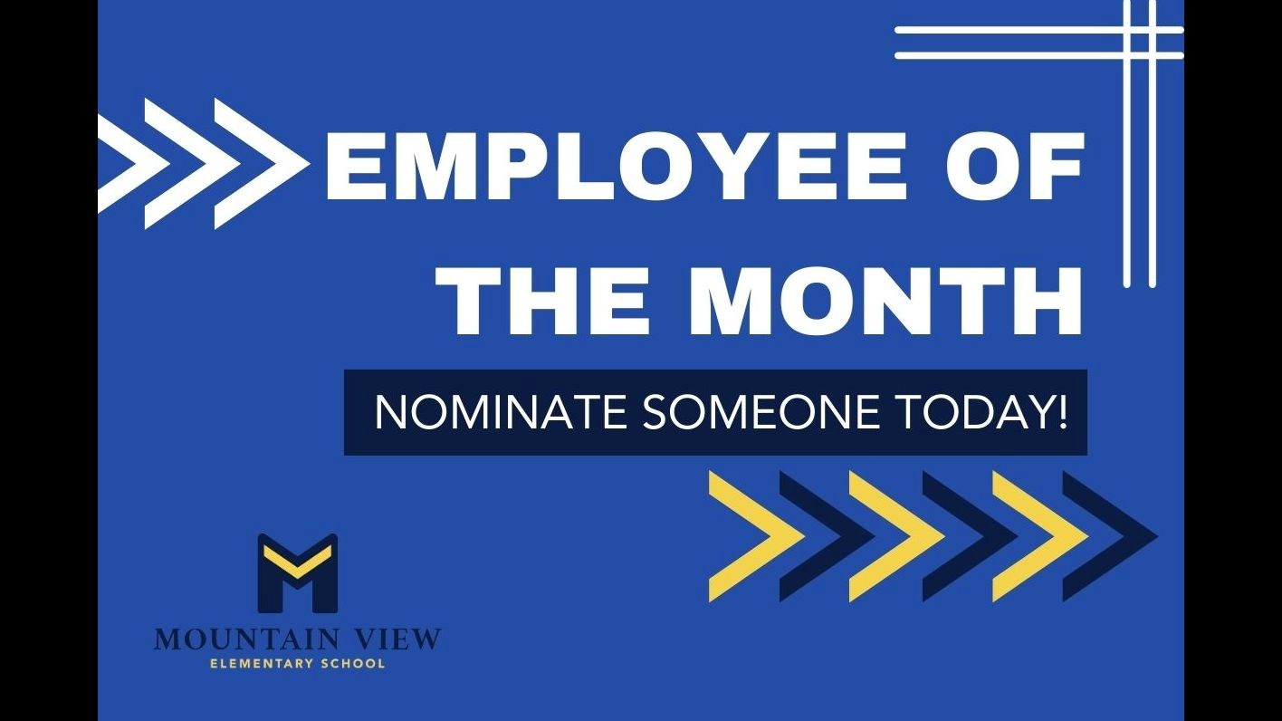 Mountain View Employee of the Month Screen